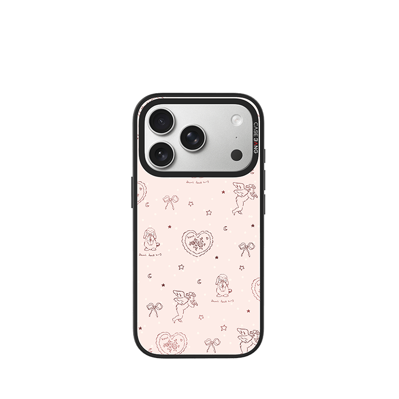 Heart Password Snap - On Phone Case - CaseBangMirror ImagiSnap Case MagSafe CompatibleCaseBangiPhone 17 Pro MaxBack Cover+Base Case